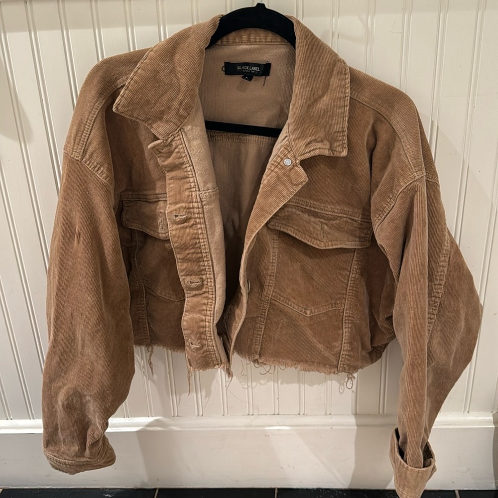 12th tribe Corduroy crop jacket, size L